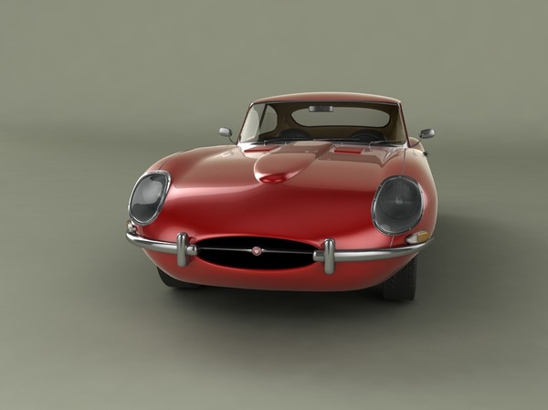 3dsmax e type coupe - Jaguar Etype coupe by desmonster